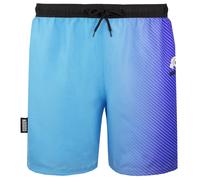 Herren Badehose mit Muster Streifen Blau Lila XL