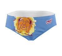 Herren Badehose Slip - Emoji Monkey See - S