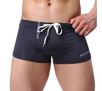 Herren Badehose Sport Kurz Herren Basic Swim Short Schwimmshort Boardshorts Badeshorts für Herren Strandshorts Mit Verstellbar Tunnelzug Schnelltrocknend Schwimmhose Bequem Baggy Laufshorts