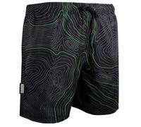 Herren Badehose Streifen lässige Boardshorts Linien Muster 3XL