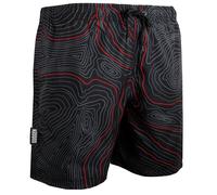 Herren Badehose Streifen lässige Boardshorts Linien Muster 4XL
