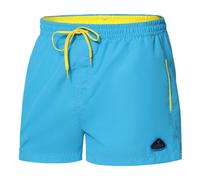Ladeheid Herren Badehose kurz Schwimmshorts Badeshorts Schwimmhose LAZA1001 (Azurblau Gelb, 6XL)