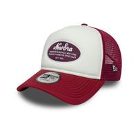 New Era 9FORTY A-Frame Trucker Cap Oval Foam Patch red
