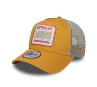 New Era Trucker-Cap A-Frame – Brand-Patch Gold – Herren Gelb OSFM