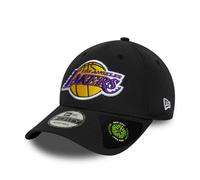 Herren-Basecap New Era 9FORTY NBA RECYCLED LOS ANGELES LAKERS schwarz 60691281