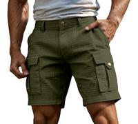 Herren Baumwoll Shorts Bermudas Laufshorts Schwarze Innenslip Männershorts Grün Handytasche Schwimmshort Bade Kompression Jeansshort 2XL Längere Verrückte Suit Aqua 48 Breite Wettkampfschwimmhose