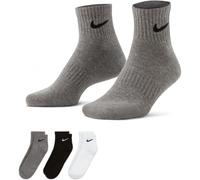 Herren-Baumwollknöchelsocken Nike EVERYDAY CUSHIONED (3 PAIRS) SX7667-964 - S