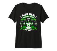 Herren Bier her Majestät Jakob Premium T-Shirt