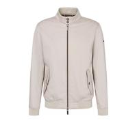 Blouson BUGATTI, Herren, Gr. 48, 30, beige, 67% Baumwolle, 30% Polyamid, 3% Elasthan, unifarben, casual, regular fit, Langarm Bündchen, Jacken, mit Stehkragen & Strickdetails (87174369-48) 30, beige