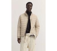 Blouson BUGATTI "Regular Fit", Herren, Gr. 50, beige (40, beige), 85% Polyamid, 15% Elasthan, unifarben, regular fit, Jacken Blouson, Regular Fit Stretch Steppoptik Stehkragen (54996455-50) 40, beige