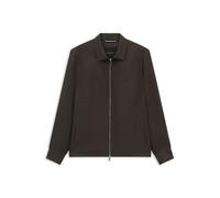 BUGATTI Leinen Jacke braun Regular Fit Braun 58