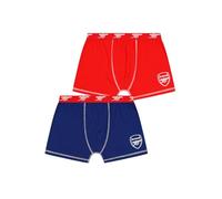 Herren Boxershorts Arsenal Football Club, Baumwolle, Multipack, Unterwäsche, 2 Stück, rot, 3XL
