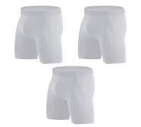 Herren-Boxershorts aus Baumwolle, bequeme Stretch-Boxershorts ohne juckendes Etikett, feuchtigkeitsableitend, Sportunterwäsche, Trunks, für den Alltag, Herren-Boxershorts, mittlere Taille, 3 Paar