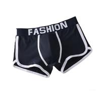 Herren Boxershorts aus Baumwolle mit Streifenmuster, lockere atmungsaktive Unterwäsche im sportlichen Stil, bequeme Trunks für den täglichen Gebrauch und Freizeit, Größe L bis 3XL verfügbar(3XL Blue)