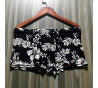 Herren-Boxershorts aus Eisseide, atmungsaktiv, bedruckt, weiche Tasche, Trunks, bequemes tägliches Tragen für aktiven Lebensstil, L-3XL (L C)