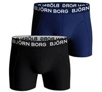 Herren Boxershorts Björn Borg Shorts Solid 2P - Blau (S)