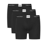 Herren Boxershorts Calvin Klein Icon Logo Graphic Brief 3P - black - Schwarz (XL)