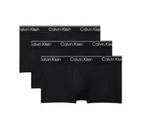 Herren Boxershorts Calvin Klein Low Rise Microfiber 3P - black/black/black - Schwarz (XL)