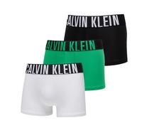 Herren Boxershorts Calvin Klein Trunk Intense Power 3P - white/black/blossom green - Mehrfarbig (S)