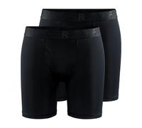 Craft Herren Boxershort CORE Dry 6-Inch 2Pk Boxer 1910439-999000 L Black