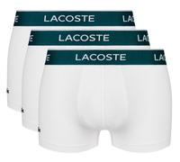 Herren Boxershorts Lacoste Casual Cotton Stretch Boxer 3P - Weiß (M)