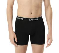 Herren Boxershorts Lacoste Cotton Stretch Brief 3P - black/black/black - Schwarz (L)