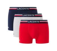 Herren Boxershorts Lacoste Stretch Cotton 3P - multicolor - Mehrfarbig (L)