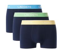 Lacoste 3-er Set Trunks Blau mit mehrfarbigen Webbund