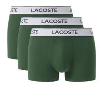 Herren Boxershorts Lacoste Stretch Cotton Trunks 3P - green - Grün (XL)