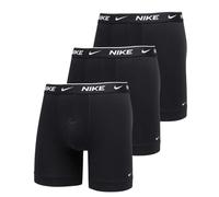 Herren Boxershorts Nike Dri-Fit Essential Cotton Stretch Brief 3P - black/black/black - Schwarz (XL)