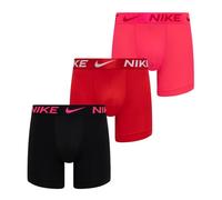 Herren Boxershorts Nike Dri-Fit Essential Micro 3P - hyper pink/university red/black - Mehrfarbig (XL)