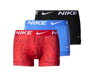Herren Boxershorts Nike Dri-Fit Essential Micro Trunks 3P - red/blue/black - Mehrfarbig (S)