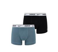 Herren Boxershorts Nike Dri-Fit Everyday Cotton Stretch 2P - smokey blue/black/white - Mehrfarbig (L)