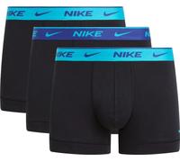 Herren Boxershorts Nike Dri-Fit Everyday Cotton Stretch 3P - black/dusty cactus/royal blue - Schwarz (S)