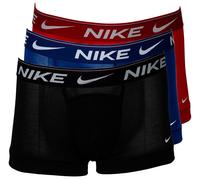 Herren Boxershorts Nike Dri-Fit Ultra Comfort Trunk 3P - gym red/deep royal/black - Mehrfarbig (S)