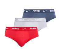 Herren Boxershorts Nike Essential Cotton Stretch 3P - red/light armory navy/grey - Mehrfarbig (M)