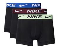 Herren Boxershorts Nike Essential Micro 3P - black/brightly volt/game royal/burgundy - Schwarz (XL)