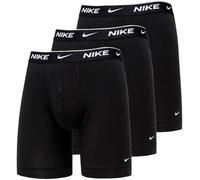 Herren Boxershorts Nike Everyday Cotton Long Stretch Boxer Brief 3P - black - Schwarz (XL)