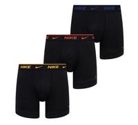 Herren Boxershorts Nike Everyday Cotton Stretch 3P - black light crimson/ocher/deep night - Schwarz (L)