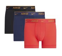 Herren Boxershorts Nike Everyday Cotton Stretch 3P - light crimson/midnight navy/white - Mehrfarbig (L)