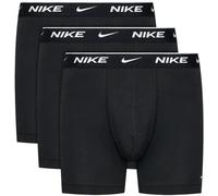 Nike Herren Everyday Cotton Stretch Boxer Briefs 3Pk, Black/Black/Black, XL