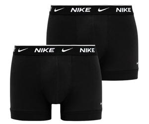 Herren Boxershorts Nike Everyday Cotton Stretch Trunk 2P - Schwarz (L)