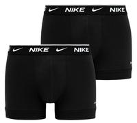 Herren Boxershorts Nike Everyday Cotton Stretch Trunk 2P - Schwarz (XL)