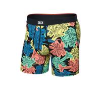 Saxx - Vibe Xtra Boxer Brief Fly - Kunstfaserunterwäsche, Gr. XXL, bunt (PalmFun/Black)