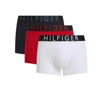Herren Boxershorts Tommy Hilfiger Cotton 3P - medium red/tommy white/desert sky - Mehrfarbig (L)