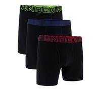 Under Armour Herren Men's UA Performance Cotton 6" 3-Pack Boxerjock Unterwäsche, Schwarz/Schwarz/Schwarz, XL