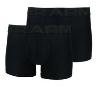 Herren Boxershorts Under Armour Tech 3in 2 Pack - Schwarz (S)
