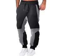 Herren Breite Jogginghose Baumwolle Freizeithose Gerades Bein Sporthose Herren Lang Yogahose Lange Sporthose Herren Fitness Hosen Herren Gym Lang Winter Jogginghose