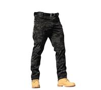 Herren Camouflage Taktische Hosen - Wasserdichte Kampfhosen Herren Wander-Arbeitshosen Outdoor Wander-Cargohosen Taktische Hosen Lässige Militär Camouflage Armee Camo Hosen Camouflagehosen, dunkelgrau