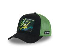 Herren-Cap Rick und Morty, Trucker-Kappe, originell und authentisch, schwarz/grün, Einheitsgröße